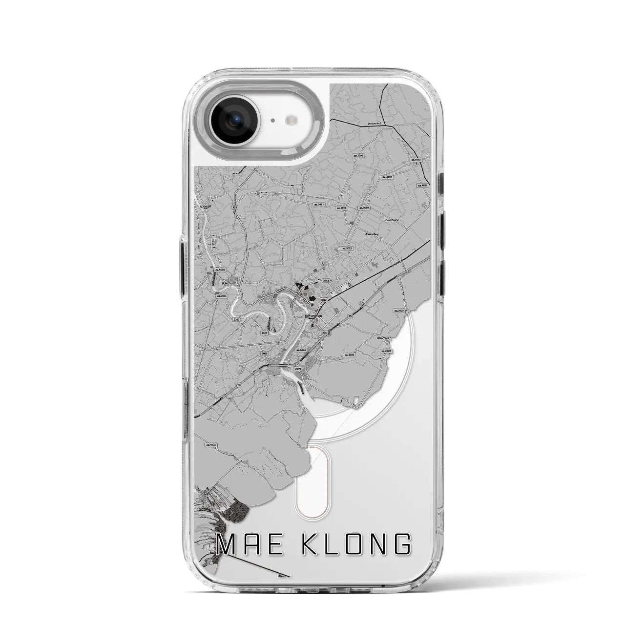 【メークロン(タイ)】地図柄iPhoneケース(MagSafeタイプ)