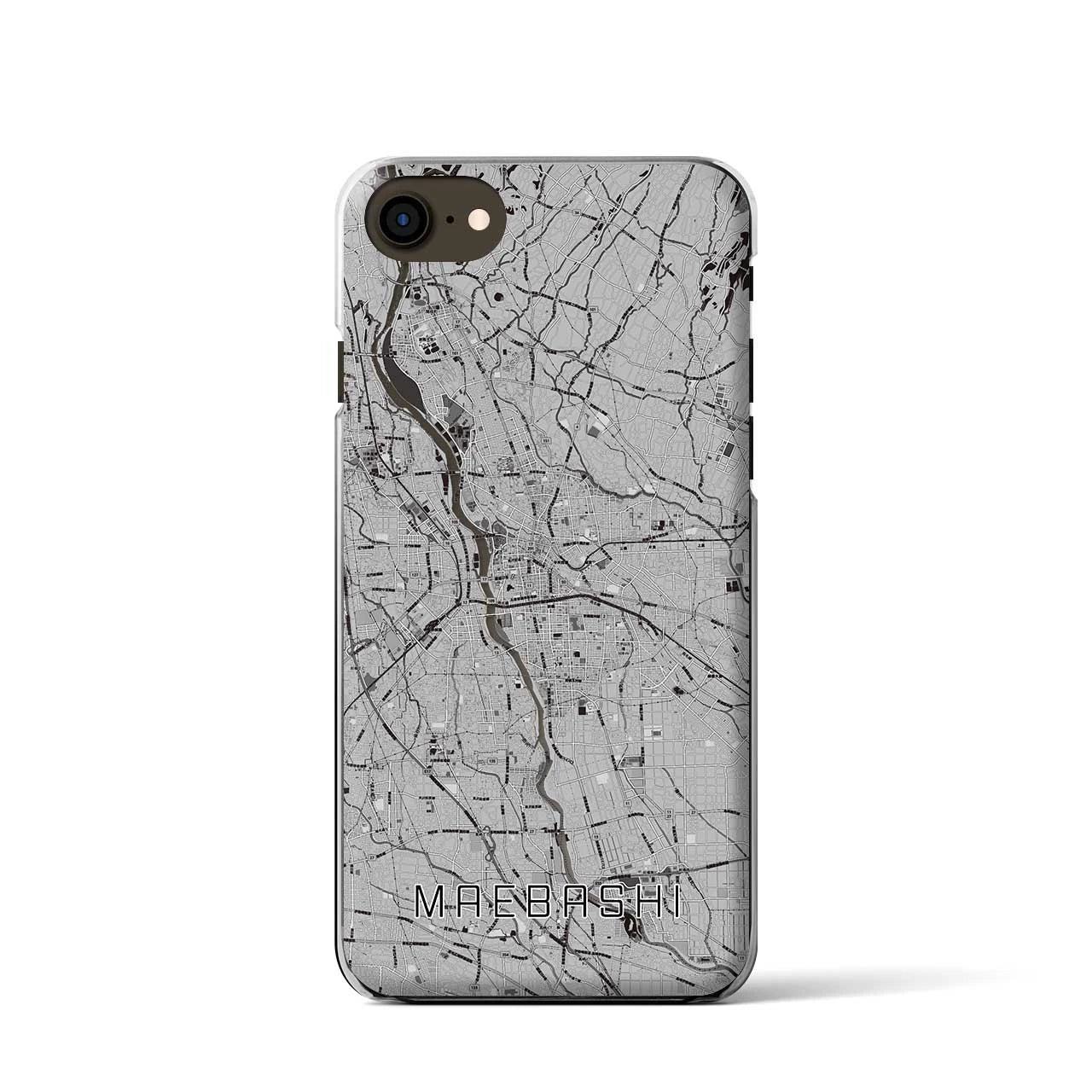 【前橋(群馬県)】地図柄iPhoneケース(クリアタイプ)