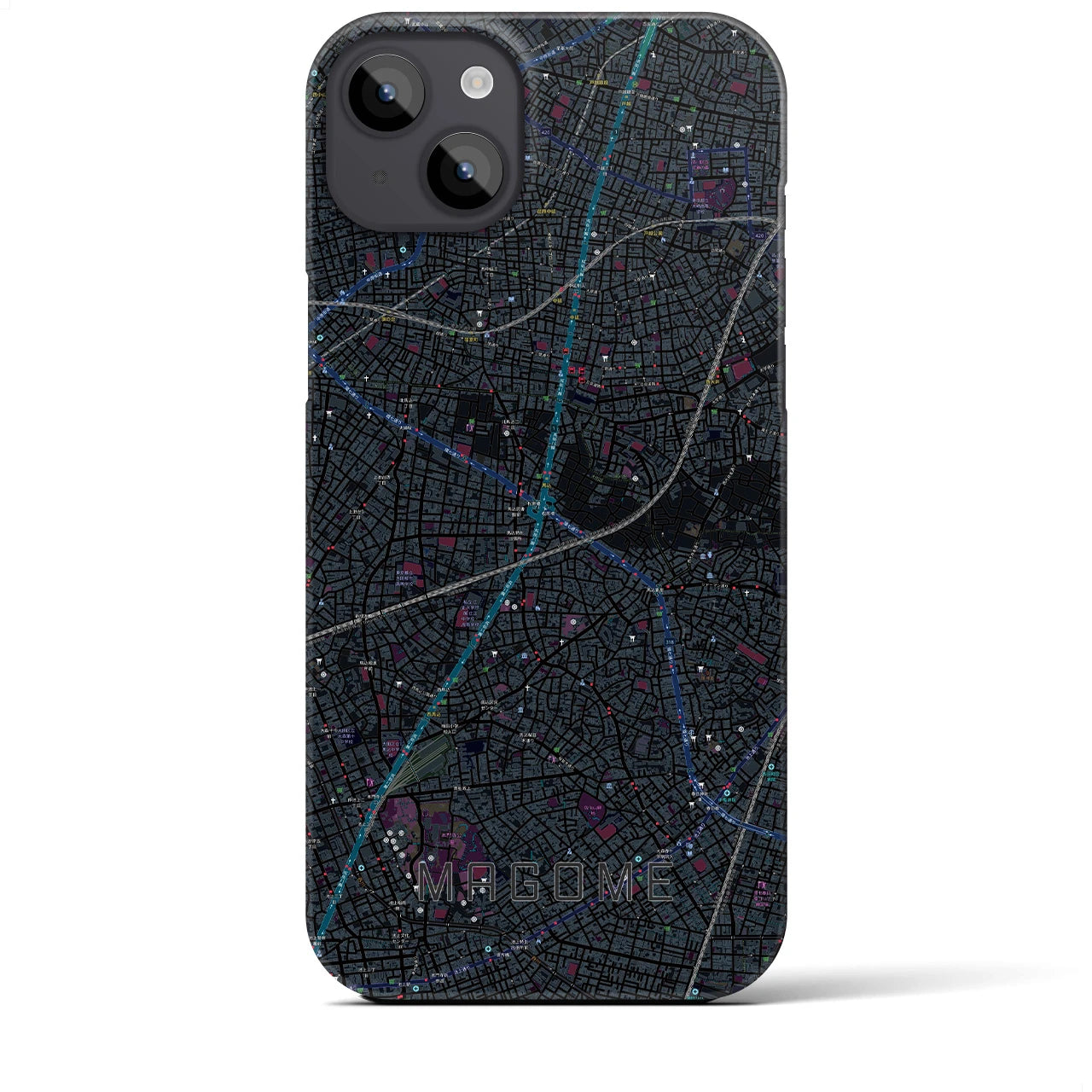 【馬込(東京都)】地図柄iPhoneケース(バックカバータイプ)