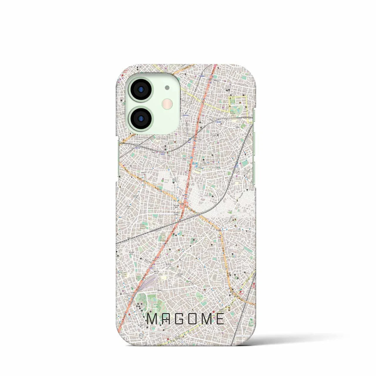 【馬込(東京都)】地図柄iPhoneケース(バックカバータイプ)