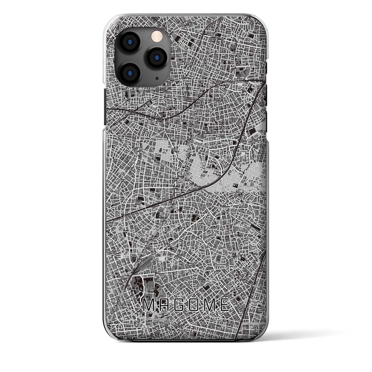 【馬込(東京都)】地図柄iPhoneケース(クリアタイプ)