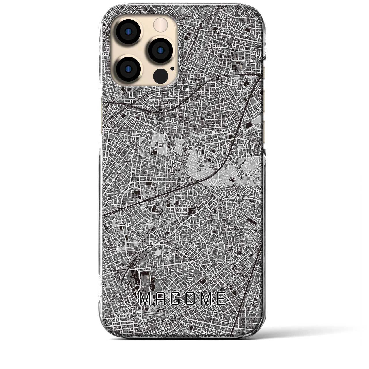 【馬込(東京都)】地図柄iPhoneケース(クリアタイプ)