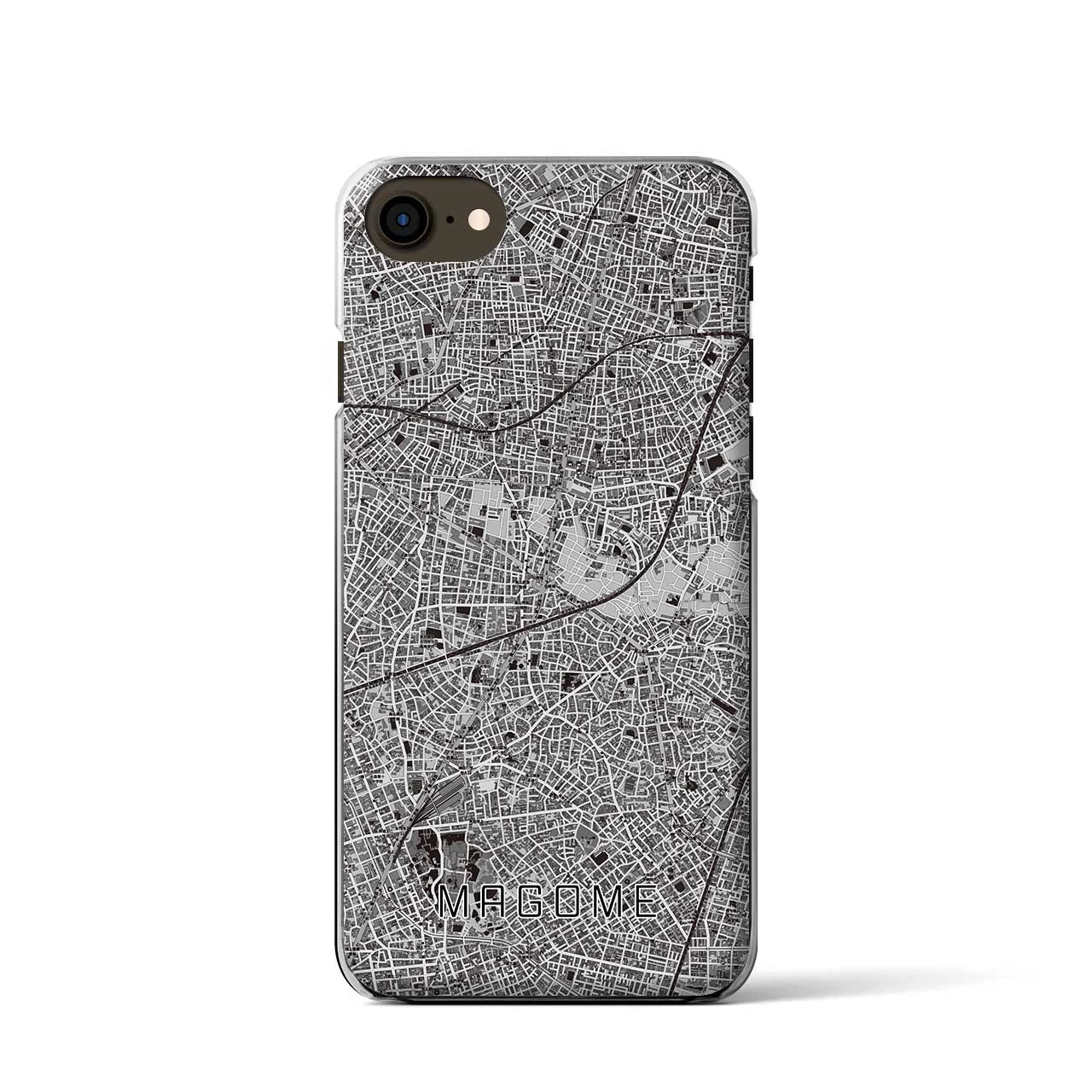 【馬込(東京都)】地図柄iPhoneケース(クリアタイプ)