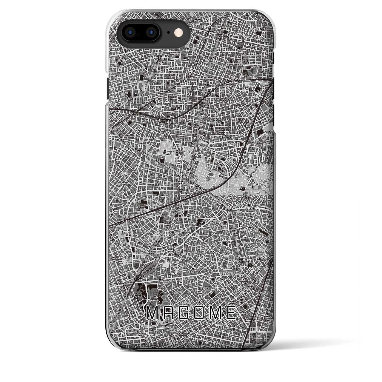 【馬込(東京都)】地図柄iPhoneケース(クリアタイプ)