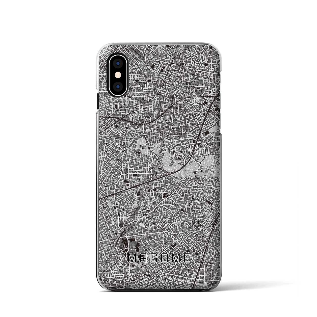 【馬込(東京都)】地図柄iPhoneケース(クリアタイプ)