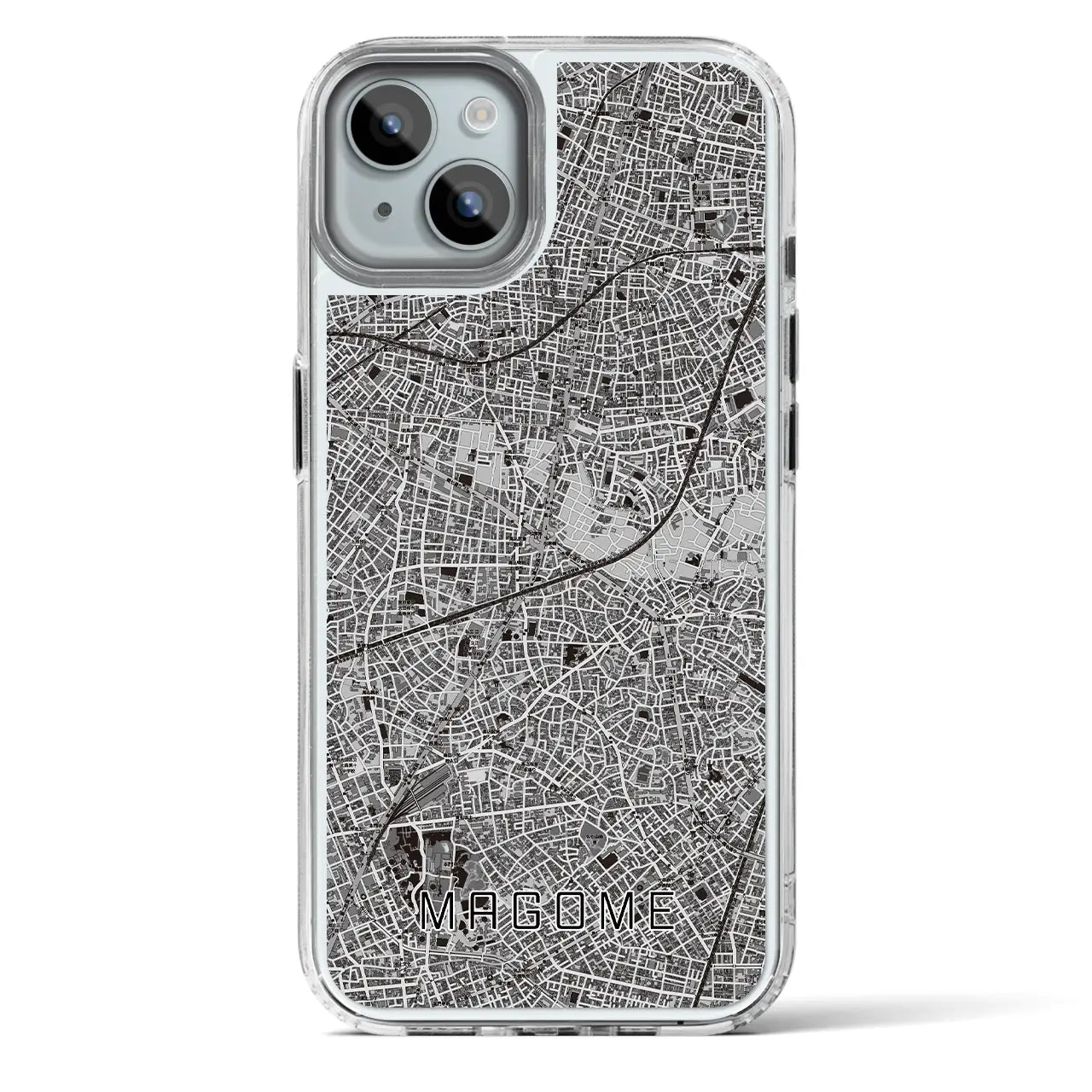 【馬込(東京都)】地図柄iPhoneケース(MagSafeタイプ)