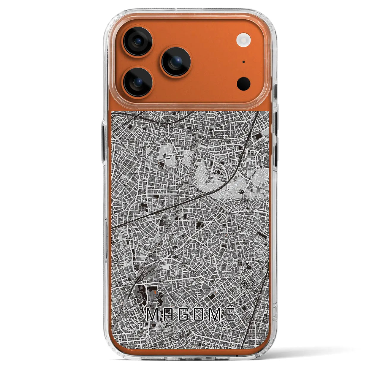 【馬込(東京都)】地図柄iPhoneケース(MagSafeタイプ)