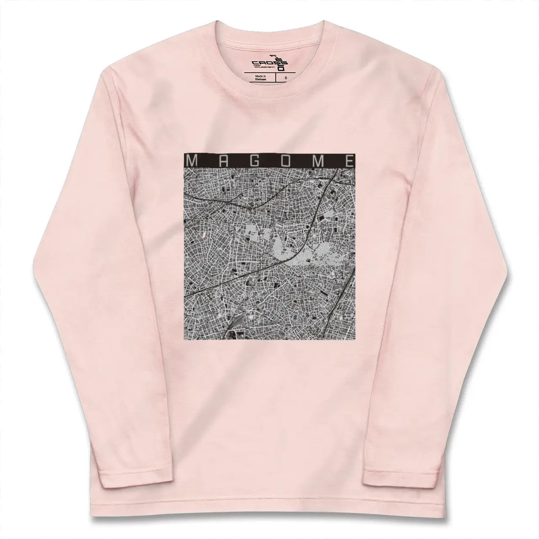 【馬込(東京都)】地図柄ロングスリーブTシャツ