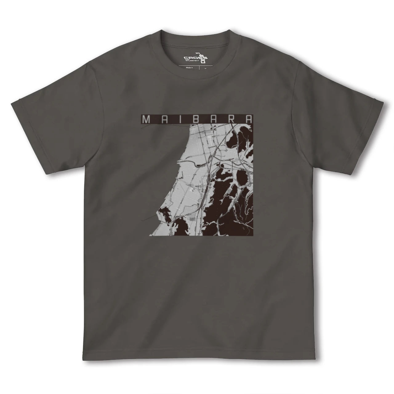 【米原(滋賀県)】地図柄ヘビーウェイトTシャツ