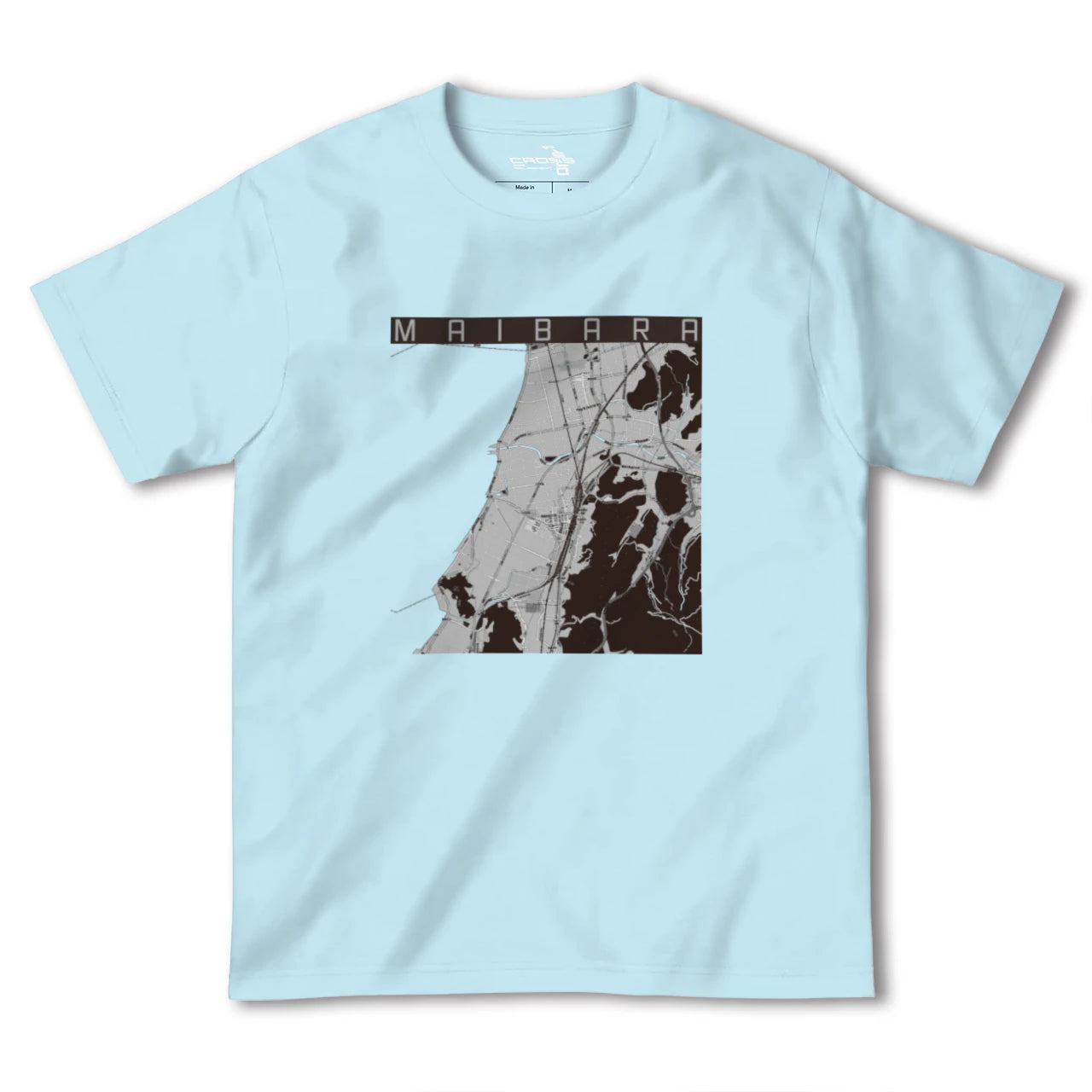 【米原(滋賀県)】地図柄ヘビーウェイトTシャツ