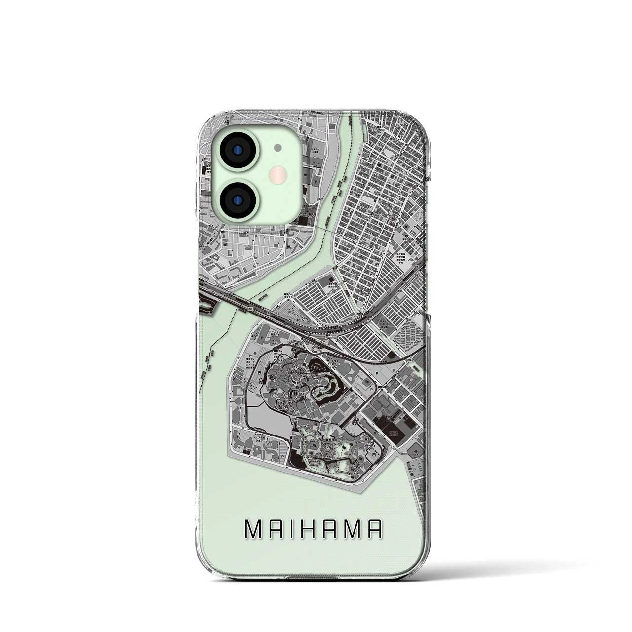 【舞浜(千葉県)】地図柄iPhoneケース(クリアタイプ)