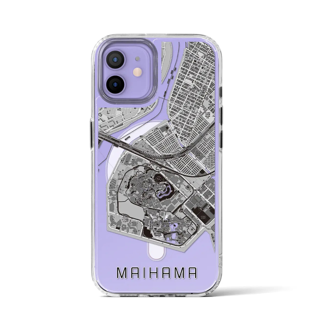 【舞浜(千葉県)】地図柄iPhoneケース(MagSafeタイプ)
