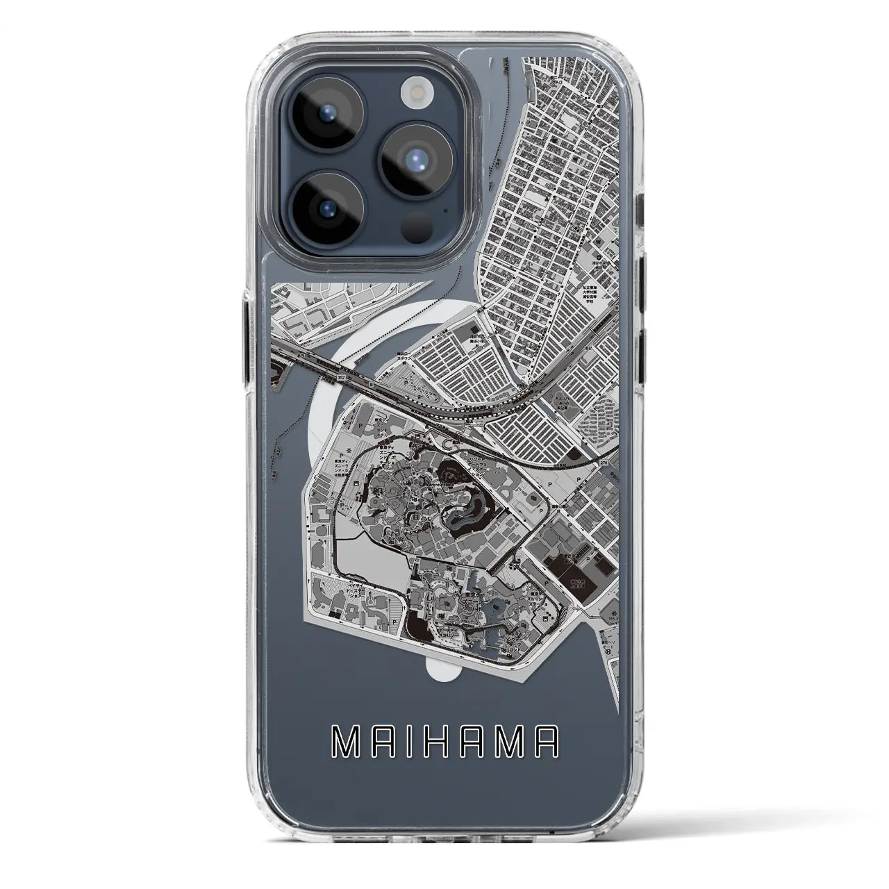 【舞浜(千葉県)】地図柄iPhoneケース(MagSafeタイプ)