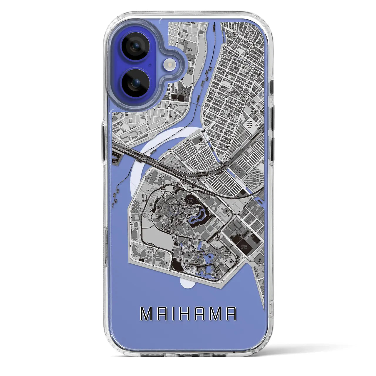 【舞浜(千葉県)】地図柄iPhoneケース(MagSafeタイプ)