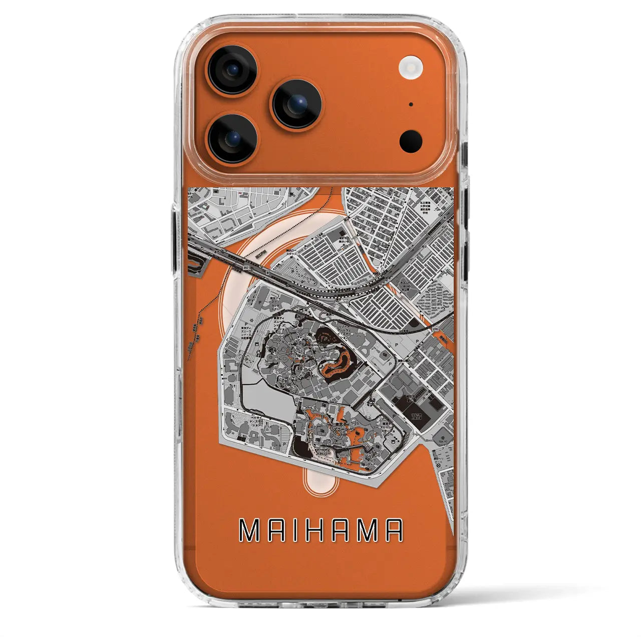 【舞浜(千葉県)】地図柄iPhoneケース(MagSafeタイプ)