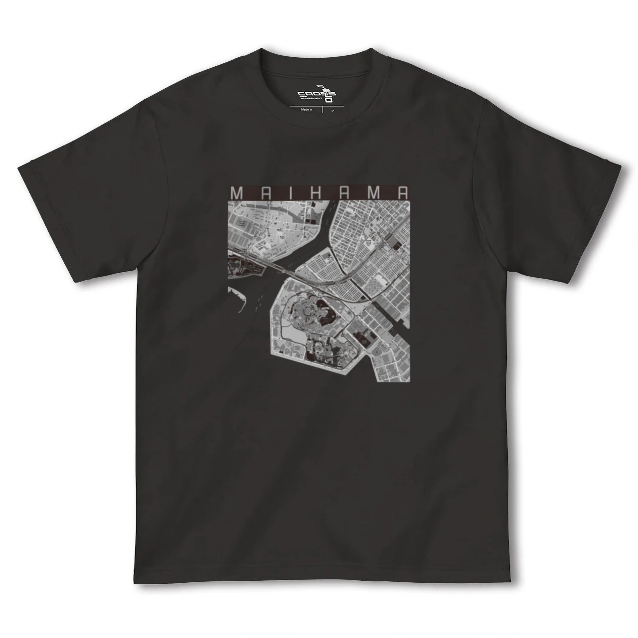 【舞浜(千葉県)】地図柄ヘビーウェイトTシャツ