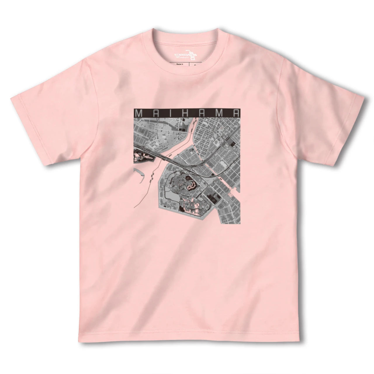 【舞浜(千葉県)】地図柄ヘビーウェイトTシャツ