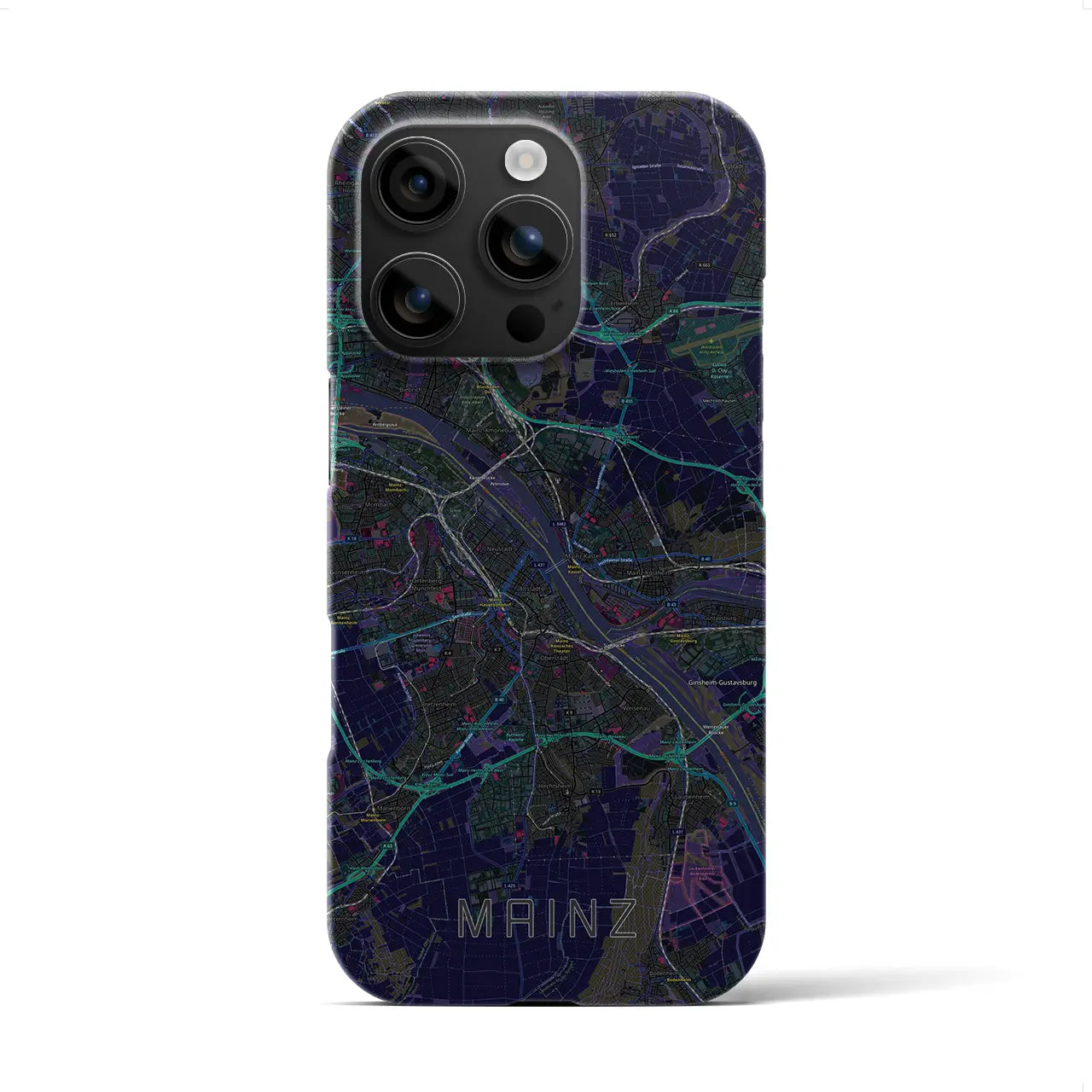 【マインツ(ドイツ)】地図柄iPhoneケース(バックカバータイプ)