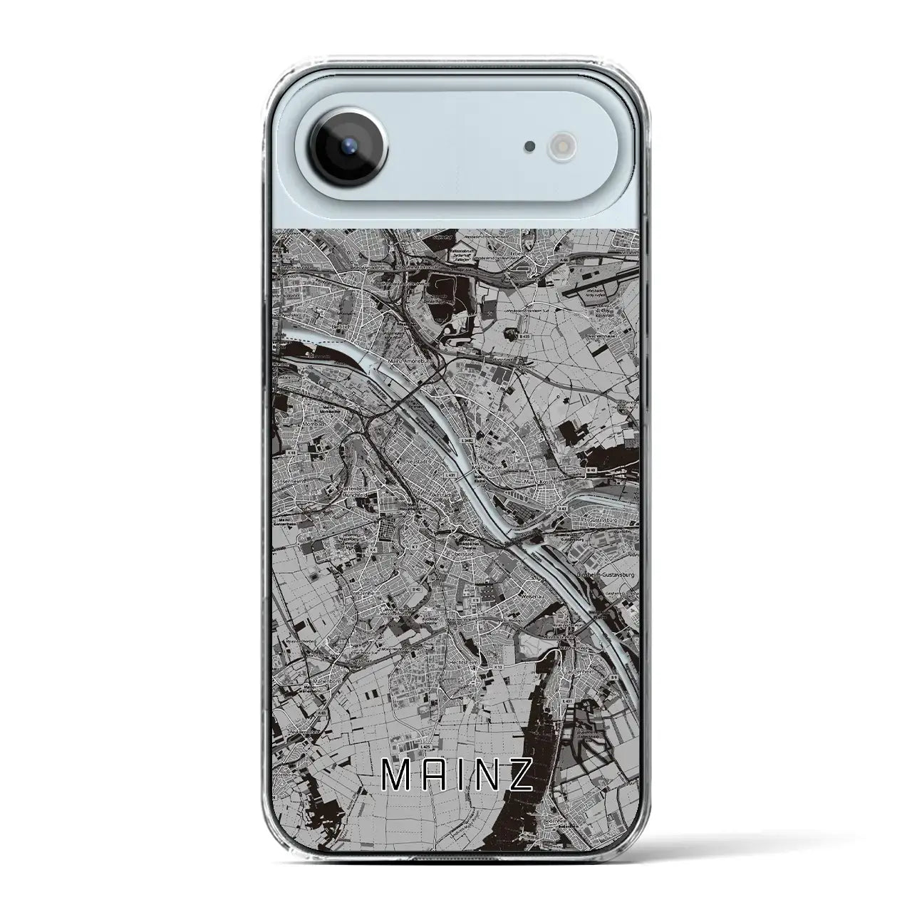 【マインツ(ドイツ)】地図柄iPhoneケース(クリアタイプ)