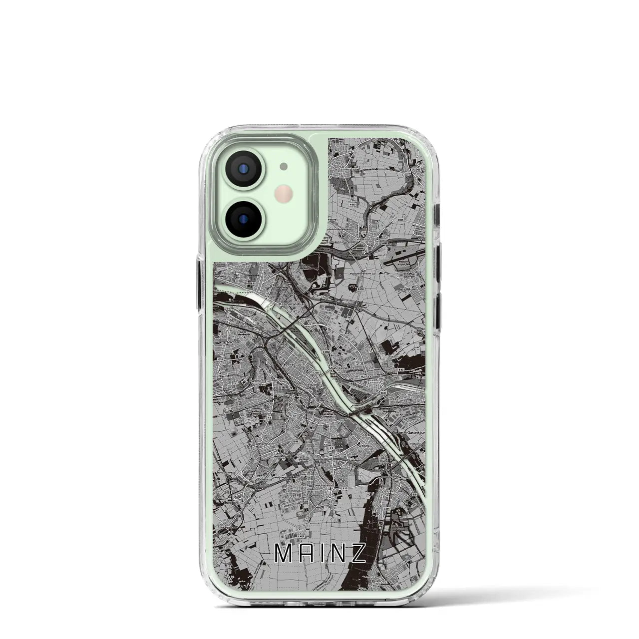 【マインツ(ドイツ)】地図柄iPhoneケース(MagSafeタイプ)