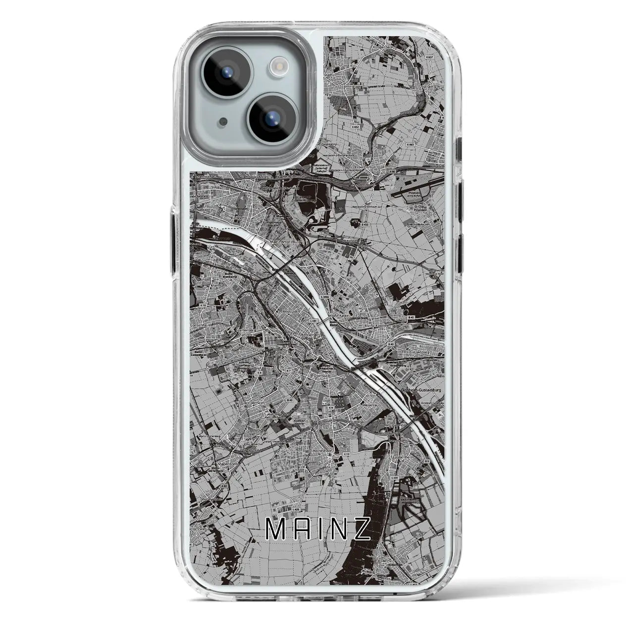 【マインツ(ドイツ)】地図柄iPhoneケース(MagSafeタイプ)