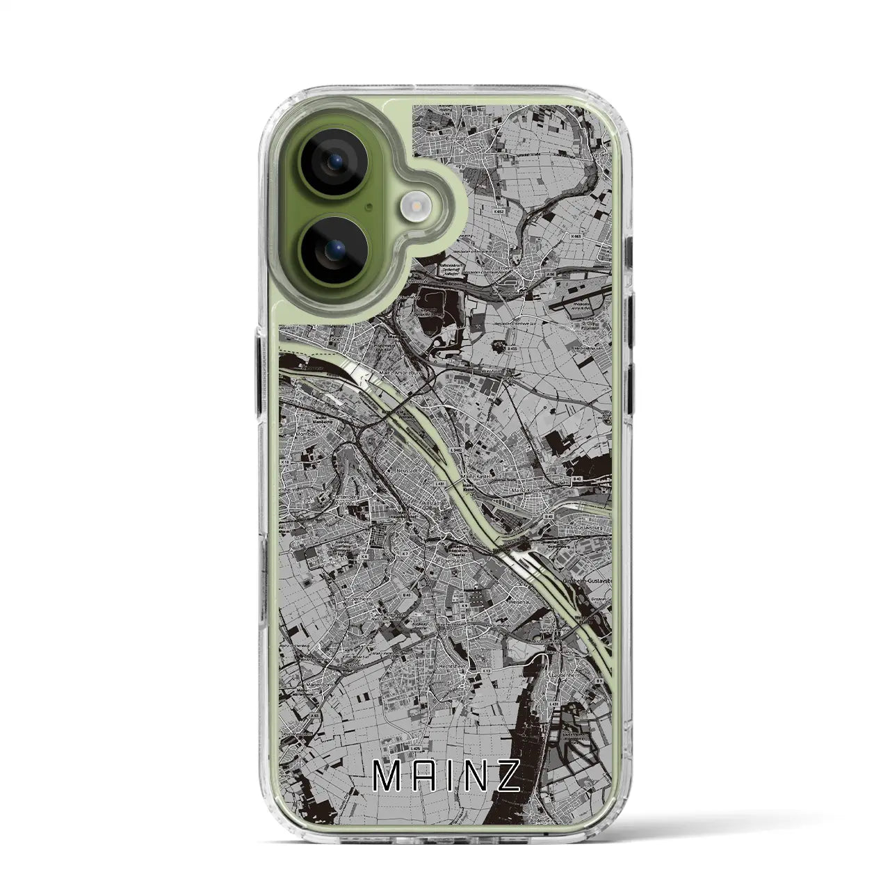 【マインツ(ドイツ)】地図柄iPhoneケース(MagSafeタイプ)