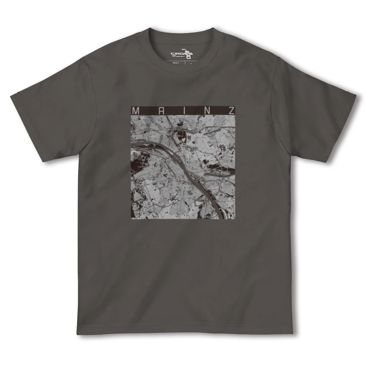 【マインツ(ドイツ)】地図柄ヘビーウェイトTシャツ