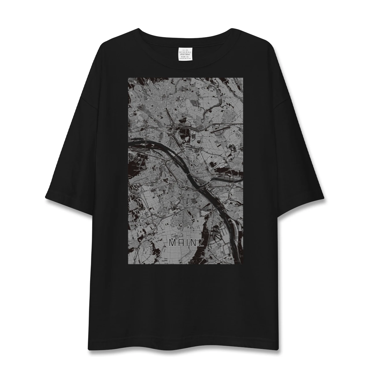 【マインツ(ドイツ)】地図柄ビッグシルエットTシャツ