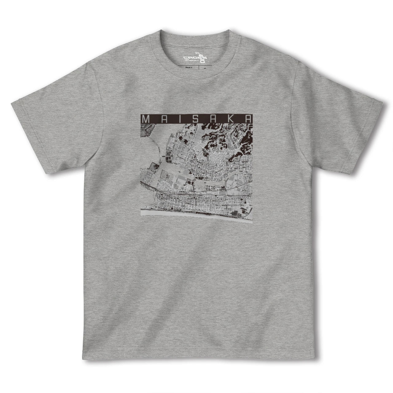 【舞阪(静岡県)】地図柄ヘビーウェイトTシャツ