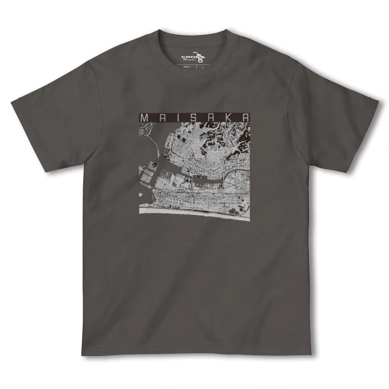 【舞阪(静岡県)】地図柄ヘビーウェイトTシャツ