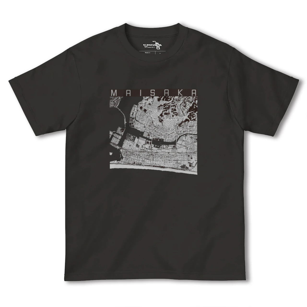 【舞阪(静岡県)】地図柄ヘビーウェイトTシャツ