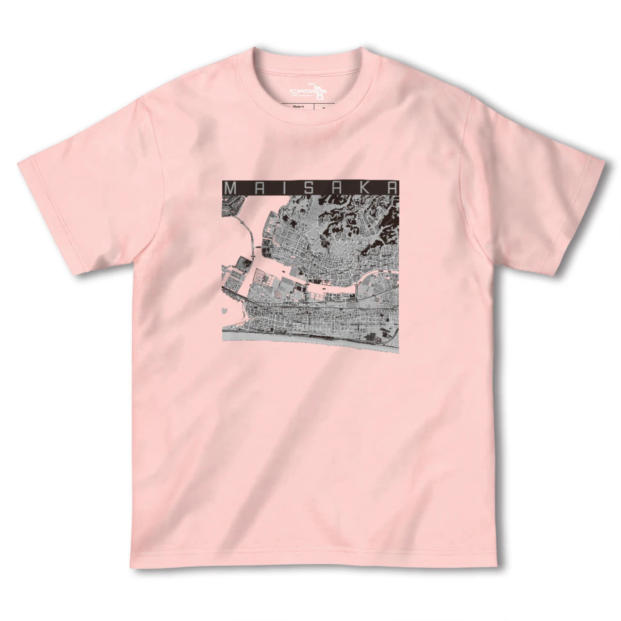 【舞阪(静岡県)】地図柄ヘビーウェイトTシャツ