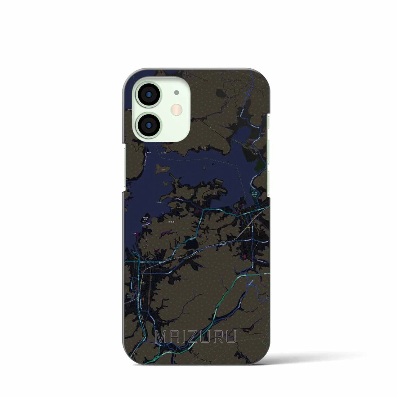 【舞鶴(京都府)】地図柄iPhoneケース(バックカバータイプ)
