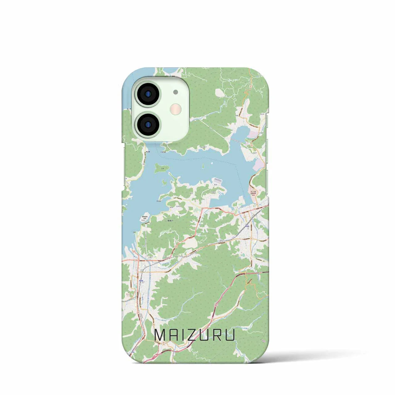 【舞鶴(京都府)】地図柄iPhoneケース(バックカバータイプ)