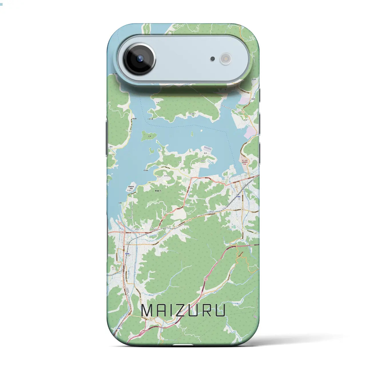 【舞鶴(京都府)】地図柄iPhoneケース(バックカバータイプ)