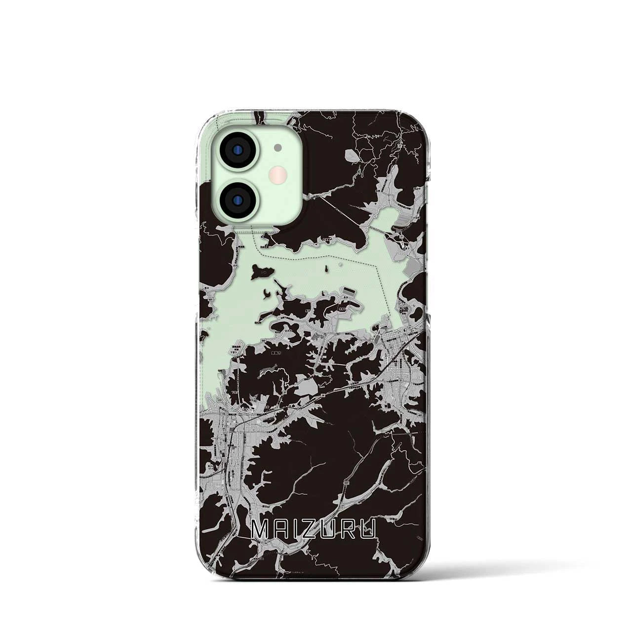 【舞鶴(京都府)】地図柄iPhoneケース(クリアタイプ)