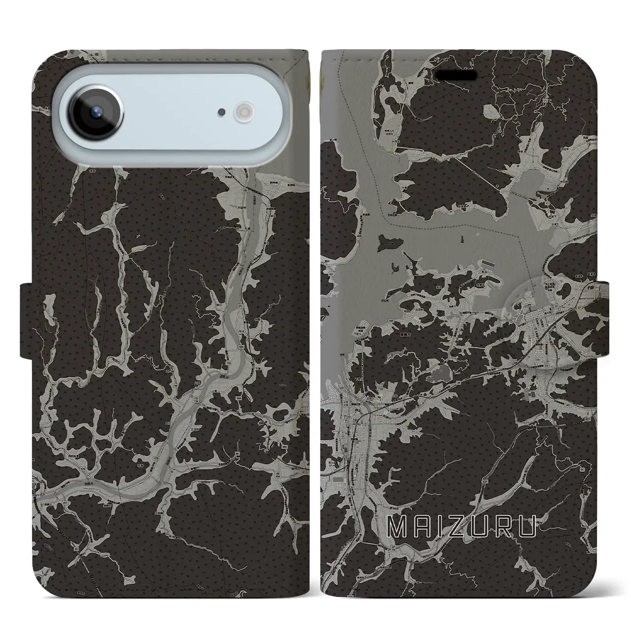 【舞鶴(京都府)】地図柄iPhoneケース(手帳タイプ)