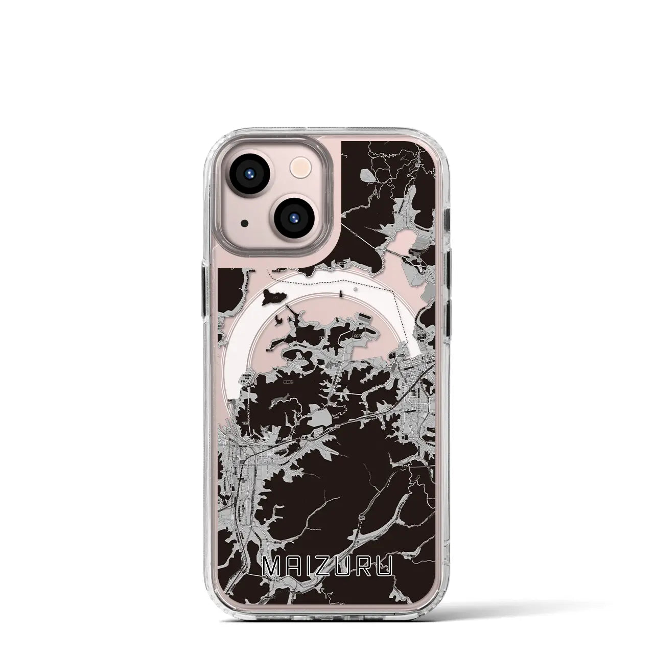 【舞鶴(京都府)】地図柄iPhoneケース(MagSafeタイプ)