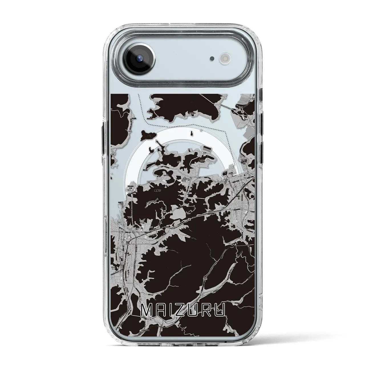 【舞鶴(京都府)】地図柄iPhoneケース(MagSafeタイプ)