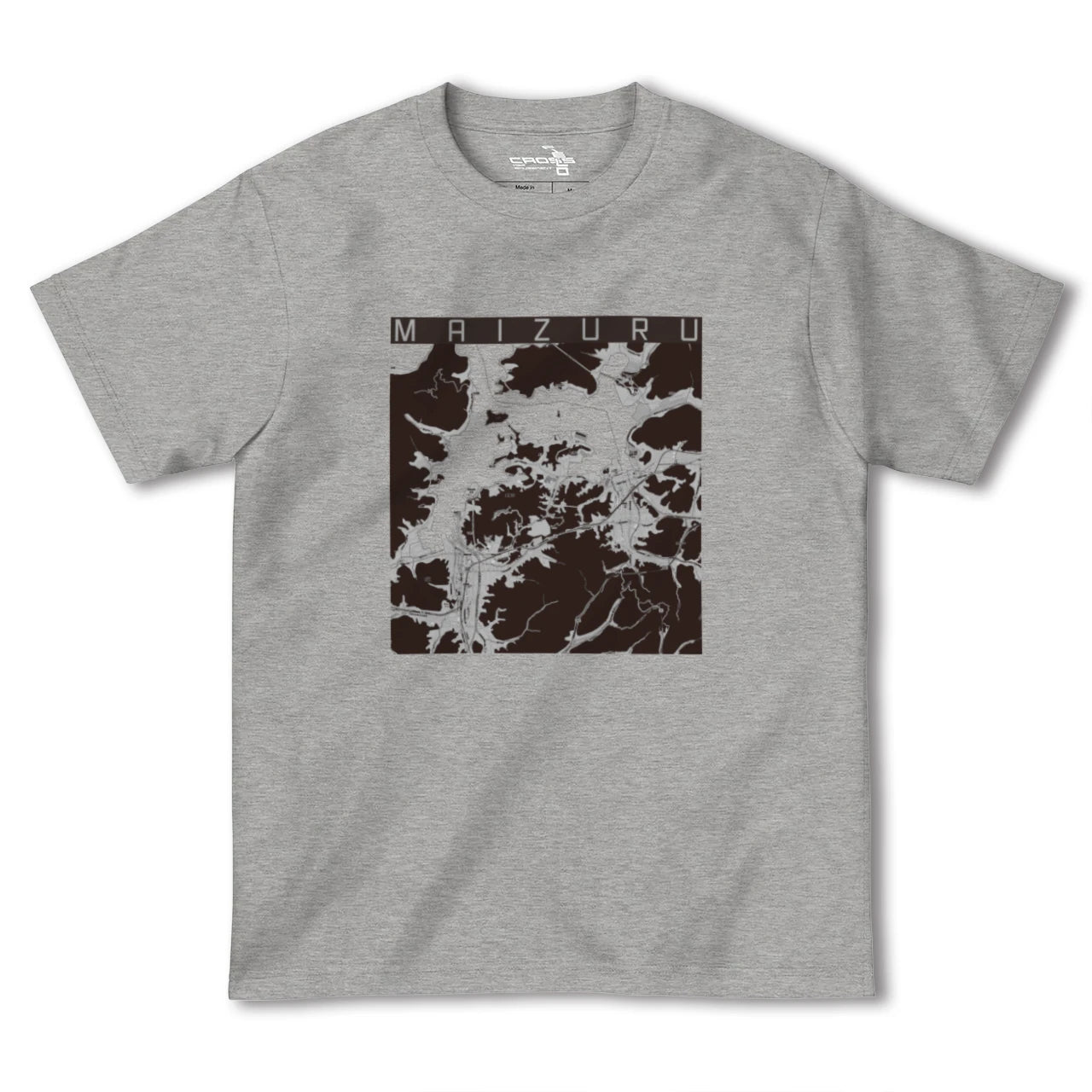 【舞鶴(京都府)】地図柄ヘビーウェイトTシャツ