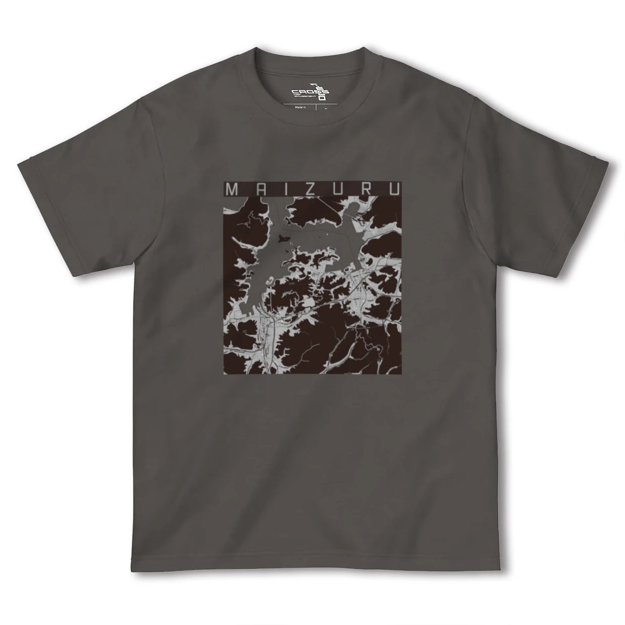 【舞鶴(京都府)】地図柄ヘビーウェイトTシャツ