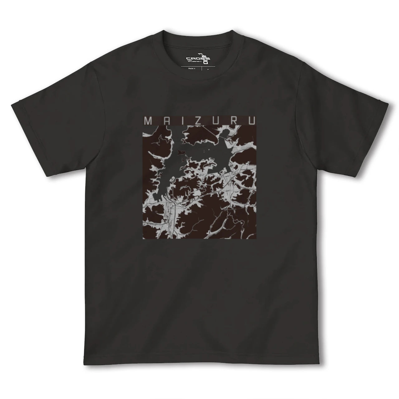 【舞鶴(京都府)】地図柄ヘビーウェイトTシャツ