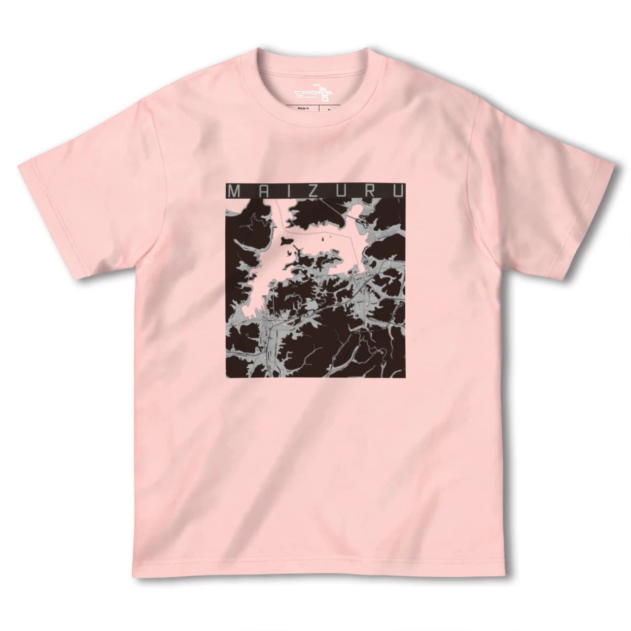 【舞鶴(京都府)】地図柄ヘビーウェイトTシャツ