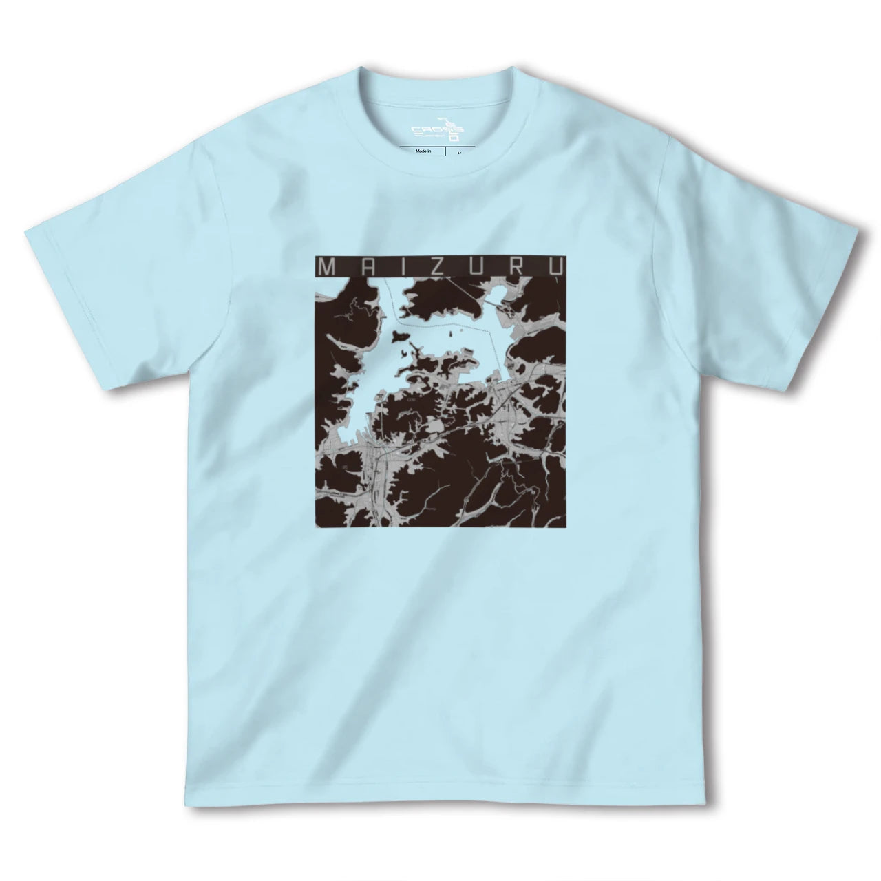 【舞鶴(京都府)】地図柄ヘビーウェイトTシャツ