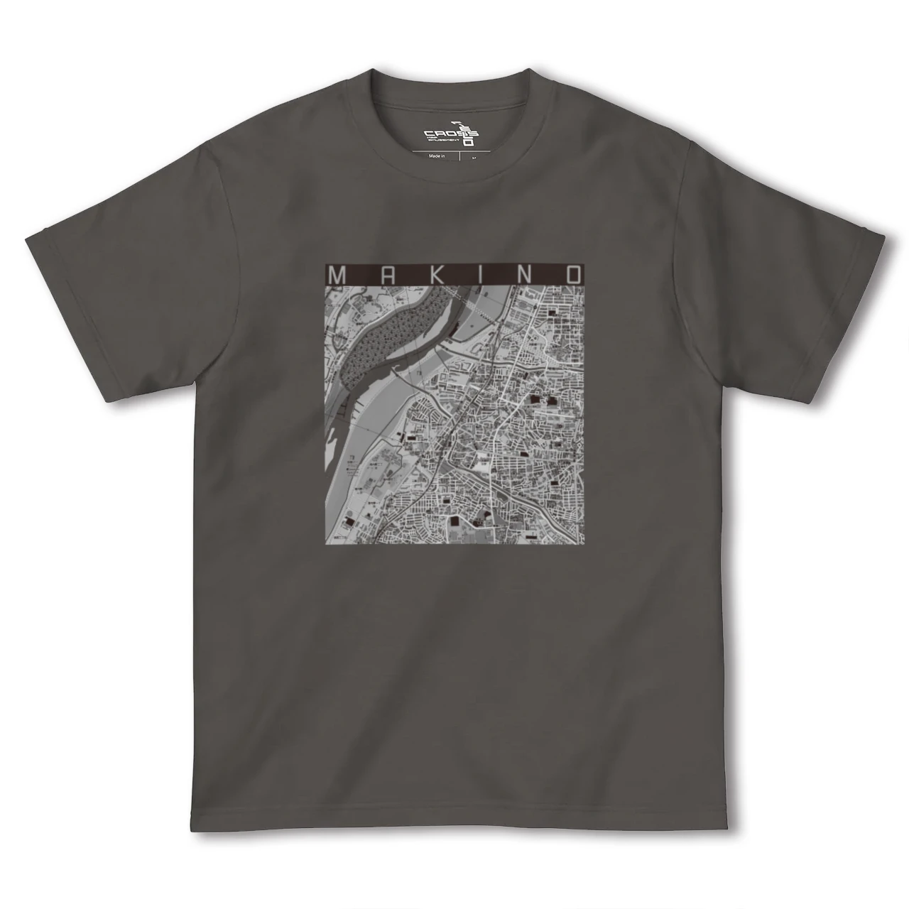 【牧野(大阪府)】地図柄ヘビーウェイトTシャツ