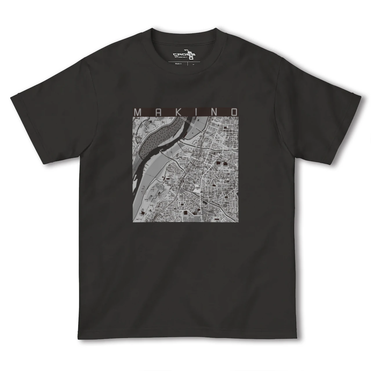 【牧野(大阪府)】地図柄ヘビーウェイトTシャツ
