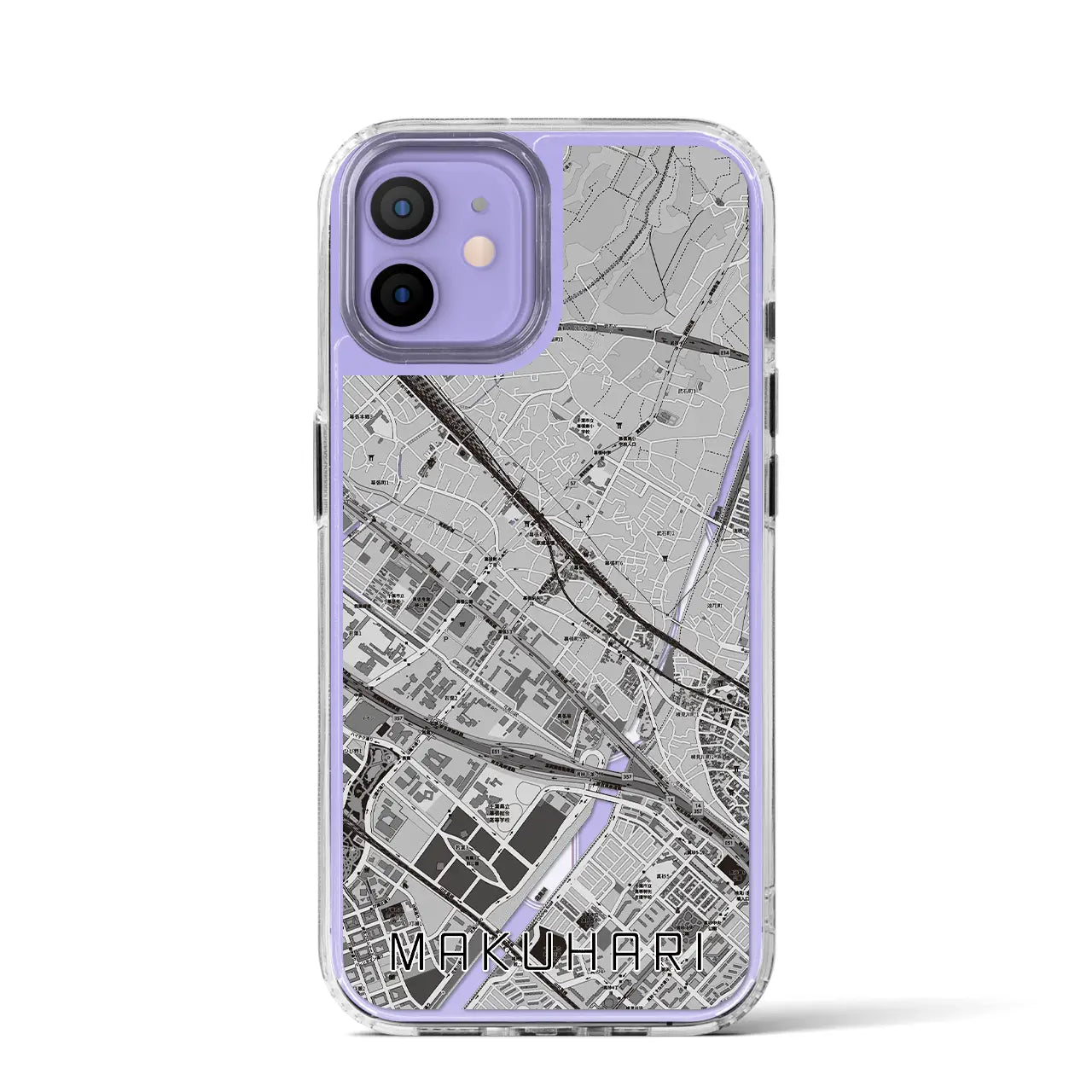 【幕張(千葉県)】地図柄iPhoneケース(MagSafeタイプ)