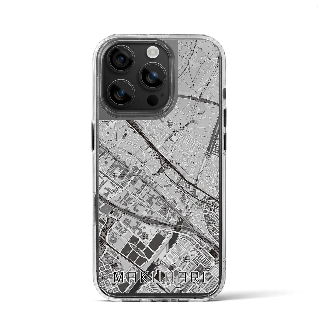 【幕張(千葉県)】地図柄iPhoneケース(MagSafeタイプ)