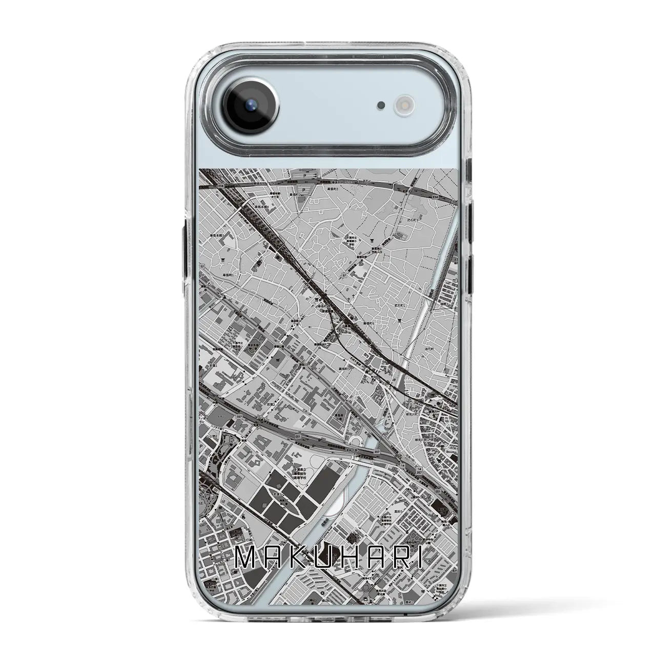 【幕張(千葉県)】地図柄iPhoneケース(MagSafeタイプ)