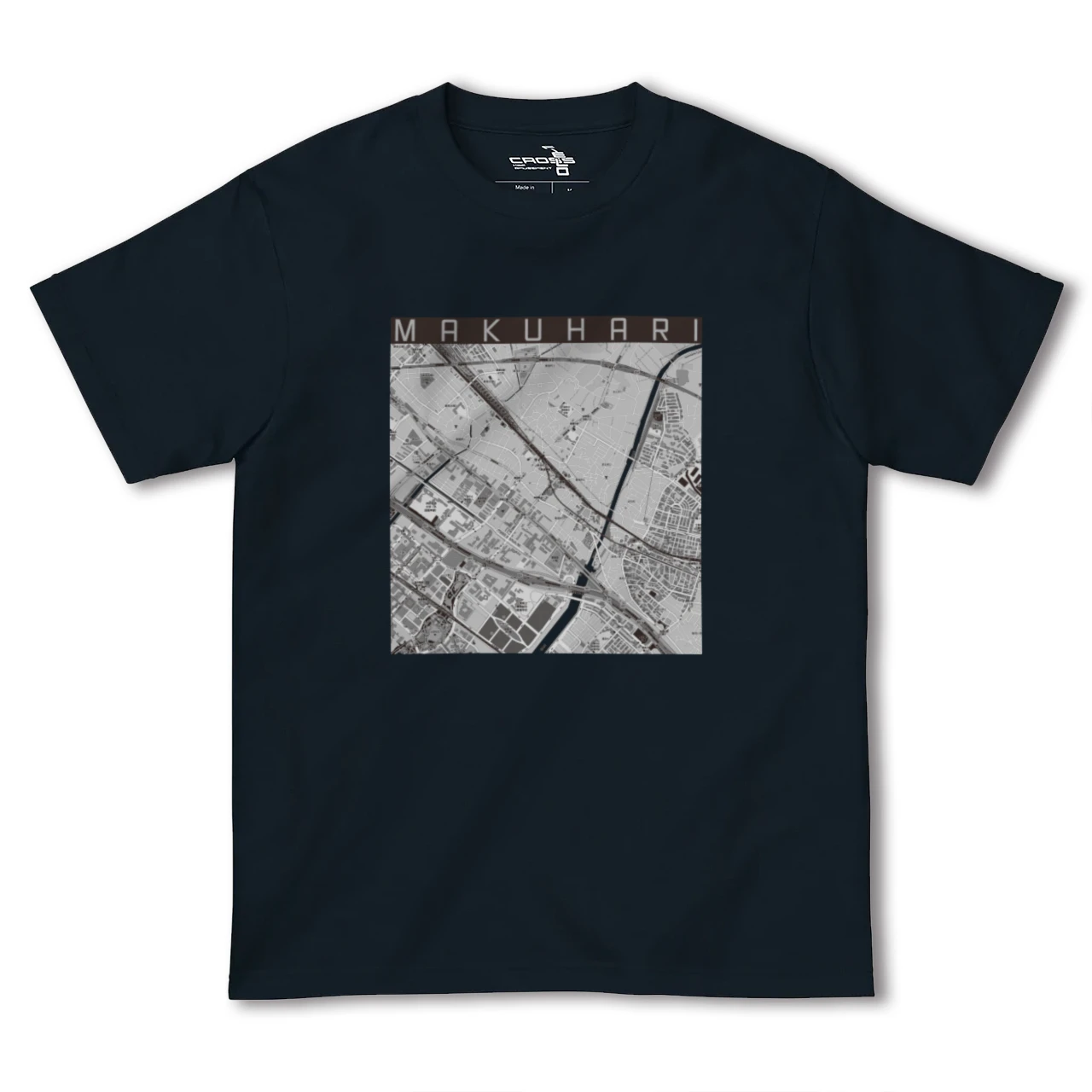 【幕張(千葉県)】地図柄ヘビーウェイトTシャツ